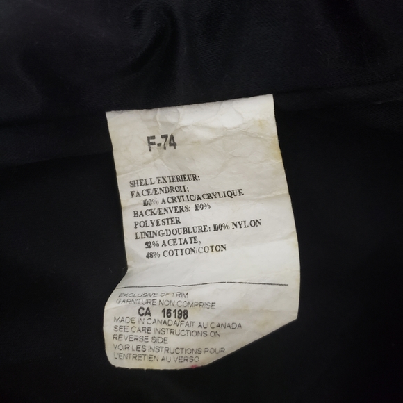 VINTAGE NORTHERN SUN Burgundy Faux Fur Floral Trim Coat - Picture 8 of 13